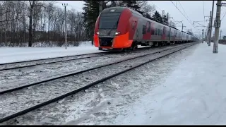 Электропоезд ЭС1П-035 "Ласточка" сообщением "Нижний Новгород — Москва"