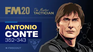 DOMINATE! RDF's Antonio Conte 3-5-2 & 3-4-3 replication! FM20 Tactics