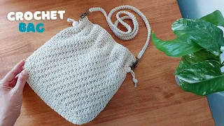 How to Crochet Sling Bag | Crochet Crossbody Bag Beginners Friendly | Vivi Berry Crochet