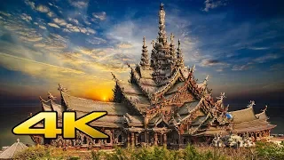 Sanctuary of Truth ,Pattaya ,Thailand in 4k UltraHd