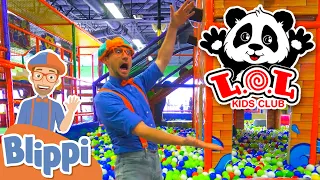 Blippi Visits LOL Kids Club Indoor Play Place! | Learn With Blippi | Educational Videos For Kids