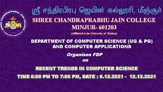 FDP on CYBER SECURITY ADVANCED FORENSIC INVESTIGATION TOOLS by Dr. D. J. SAMATHA NAIDU