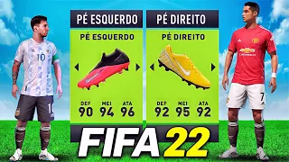 CANHOTOS x DESTROS no FIFA 22 !!! 👟