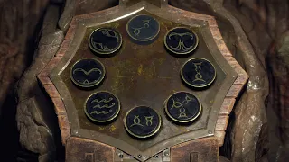 Resident Evil 4 Remake - Small Cave Shrine and Large Cave Shrine symbol puzzle solutions