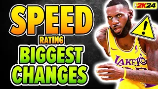 *MUST WATCH: The big change on SPEED rating this NBA 2K24 that you must know