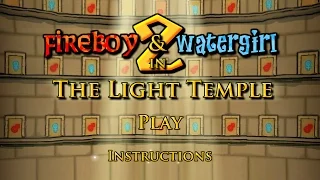 Огонь и вода: Храм света | Fireboy and Watergirl 2 - GF4Y.COM