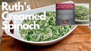 Ruth's Chris Creamed Spinach! Ruth's ACTUAL recipe! Easy and Delicious Recipe!