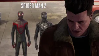 Peter And Miles Vs Sandman With The Black Raimi And Classic Suits - Marvel's Spider-Man 2 (4K 60fps)