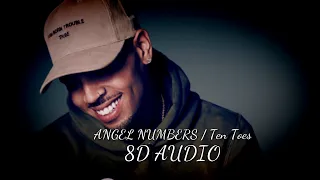 Chris Brown - Angel Numbers / Ten Toes | 8D Audio🎧 [Best Version]