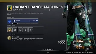 HOW TO GET RADIANT DANCE MACHINES - DESTINY 2