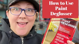 How to Use Paint Deglosser or Liquid Sandpaper