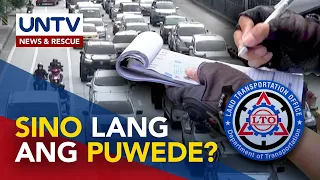 ALAMIN: Sino ang pwedeng mangumpiska ng driver’s license?