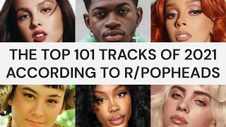 The Top 101 Tracks of 2021, according to r/popheads