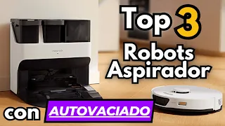 🏆Los 3 Mejores Robots Aspirador con Base de Autovaciado 2023