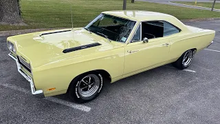 Test Drive 1969 Plymouth Road Runner SOLD $39,900 Maple Motors #2369