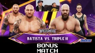 Bonus Match: WWE 2K19 - Batista vs. Triple H