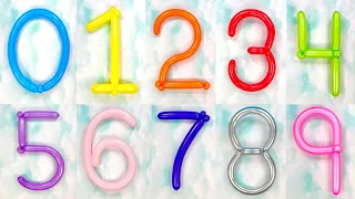 Learn Balloon Numbers! Balloon Decoration DIY | Tutorial