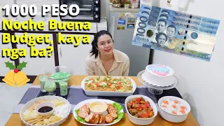 My P1000 Noche Buena Budget Challenge! |  Costing + LIFE TALK