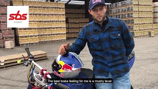 Stunt rider Mike Jensen about braking and SBS