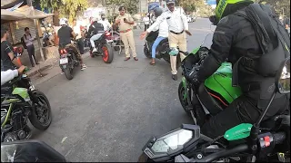 All superbikes seized by mumbai police on Sunday Ride to marine drive  went wrong must watch😭😭😭