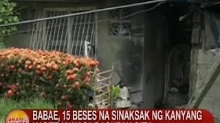 UB: Babae, 15 beses na sinaksak ng kanyang kapitbahay sa Dagupan City