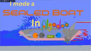 I made a sealed boat in Algodoo
