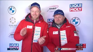 WCh 2-man bobsleigh heat 3