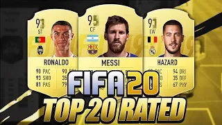 *NEW* FIFA 20 TOP 20 PLAYER RATINGS (FT. MESSI, HAZARD & RONALDO)