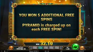 Golden Osiris Slot Free Spins Bonus (Play'N Go)