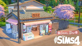 🌸 Mt.Komorebi Corner Store 🌸Grandparents Raising Grandson | NO CC | THE SIMS 4 | Stop Motion Build