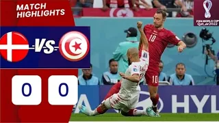 Denmark vs Tunisia - All Goals & Extended Highlights | FiFa World Cup 2022 HD