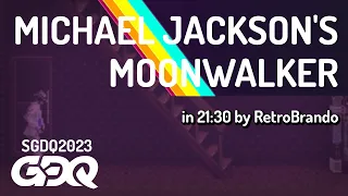 Michael Jackson's Moonwalker by RetroBrando in 21:30 - Summer Games Done Quick 2023