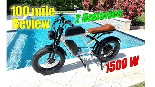 Super 73 clone 100 mile review - Akez or Seelebo #ebike #ebikestyle #super73