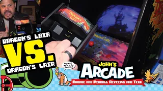 DRAGON'S LAIR X REPLICADE VS. ORIGINAL ARCADE DRAGON'S LAIR. REVIEW Cinematronics HDMI - PART 1