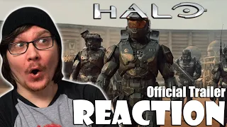 HALO THE SERIES Official Trailer Reaction!