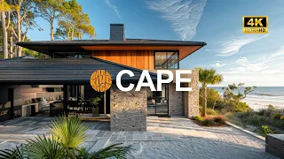 Stunning Architecture: Luxury Cape Cod Home with Modern interior Design | Glass Waterfront Retreat