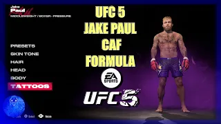 UFC 5 | Jake Paul CAF Formula