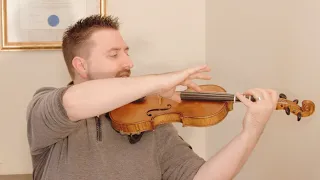 Positionnement des doigts au violon - Le premier groupement