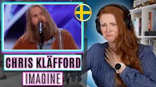 Vocal Coach reacts to Chris Kläfford - Imagine - Original AGT audition (Live)