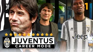 FIFA 23 Juventus Career Mode EP1 - CONTE IS BACK!