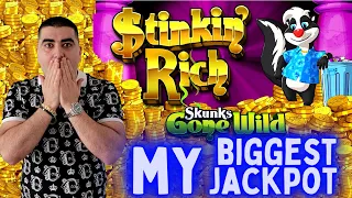 OMG My BIGGEST JACKPOT On Stinkin Rich Slot Machine  | SE-2 | EP-17