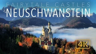 Neuschwanstein Castle 4K // Fairytale Castles of Europe // UHD Aerial Tour