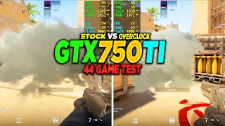 GTX 750 Tİ Stock Vs Overclock 44 Game Test