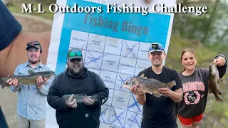 M-L Outdoors Fishing Bingo Challenge