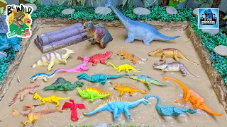 Muddy Dinosaurs Adventure | Fun Learning with Jurassic World Dinosaurs for Kids