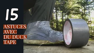 15 ASTUCES de SURVIE avec du DUCK TAPE