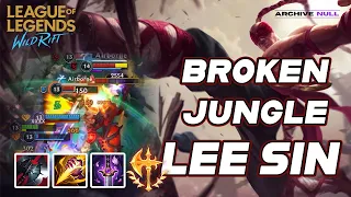 Lee Sin , Best Jungle Character to Win [ Wild Rift ] / 날먹 1티어 정글 리신 플레이 [ 와일드 리프트 ]