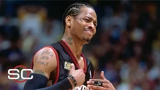 Allen Iverson steps over Tyronn Lue, spoils Lakers' perfect postseason | ESPN Archives