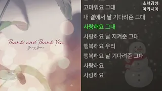 장재인 -  고마워요.                                     1시간 연속 듣기