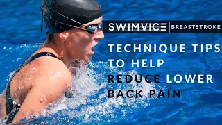 Breaststroke Technique Tips to Help Prevent or Reduce Lower Back Pain